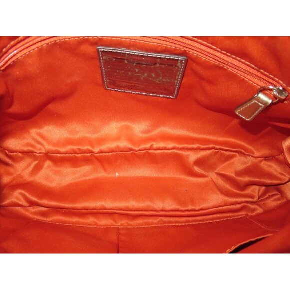 Coach  2011 Poppy Signature C Metallic Canvas & Leather Messenger Flap Satchel - Picture 5 of 15